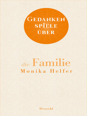 cover image of Gedankenspiele über die Familie